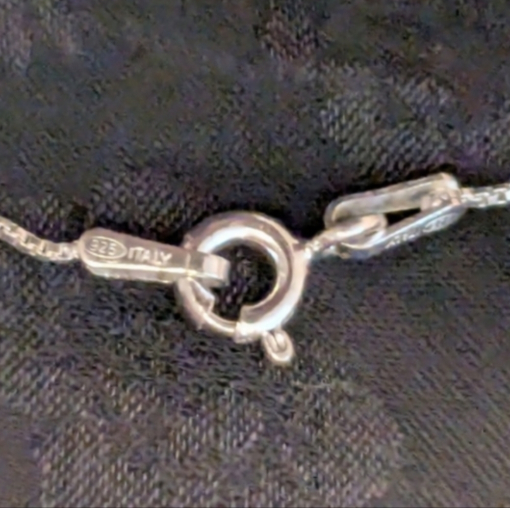 Delicate 925 Solid Sterling Silver And Topaz Butt… - image 6